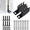 Kozyard Ground Mounting Kit for 4-Panel Privacy Screens – Perfect for Securing by Kozyard