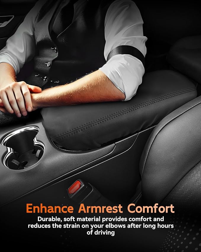 CDEFG for 2021-2025 Toyota Venza Center Console Cover Armrest Box Cover for - Image 5