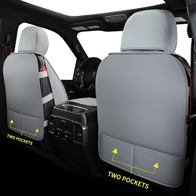 LUCKYMAN CLUB F150 Faux Leather Seat Covers Fit - Image 3