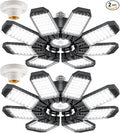ISKYDRAW LED Garage Lights 2 Pack, 260W 26000LM Bright Shop Light by ISKYDRAW