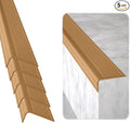 Rubber Bond Stair Edge Protector 36x2x1 inch Anti-Slip Stair Corner Trim Rubber by RUBBER+BOND