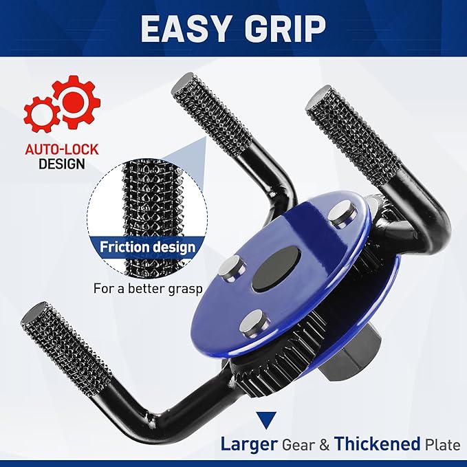 WORKPRO Universal Oil Filter Wrench & Removal Tool, Adjustable Oil Filter - Image 4