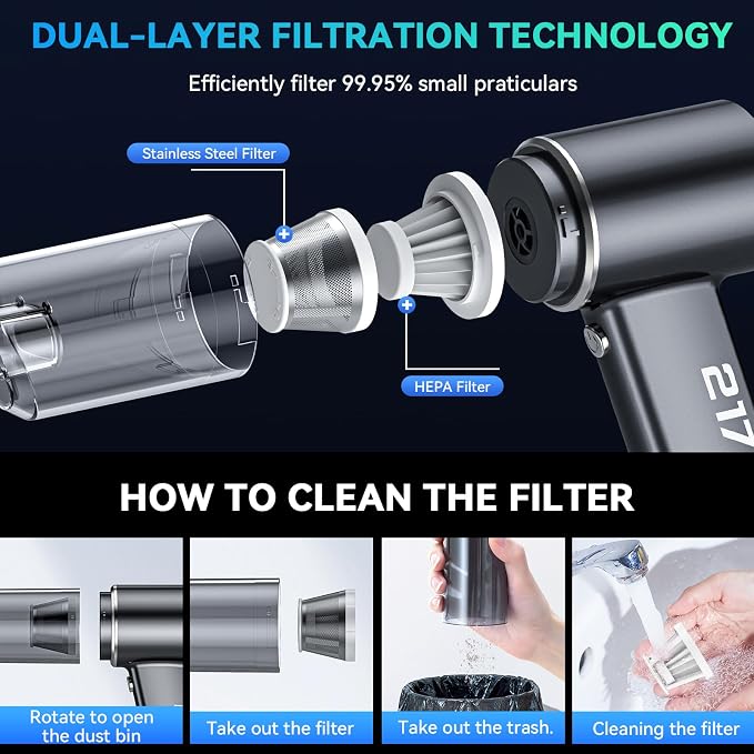 Car Vacuum Cordless Portable - Image 6