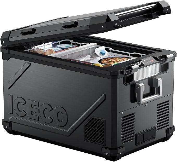 ICECO APL55 Dual Zone Portable Refrigerator Freezer Bluetooth Controlled by ICECO