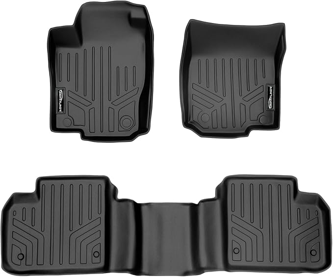 SMARTLINER Custom Fit Floor Mats 2 Row Liner Set by SMARTLINER-USA