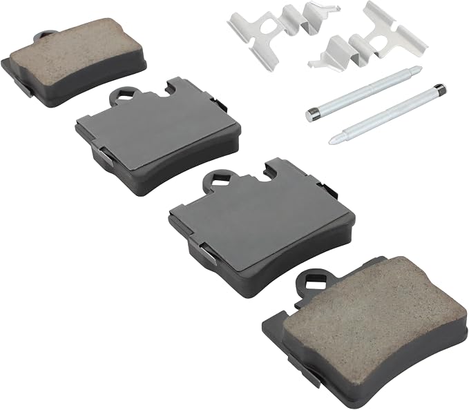 Premium Semi-Metallic Rear Brake Pads Compatible - Image 2