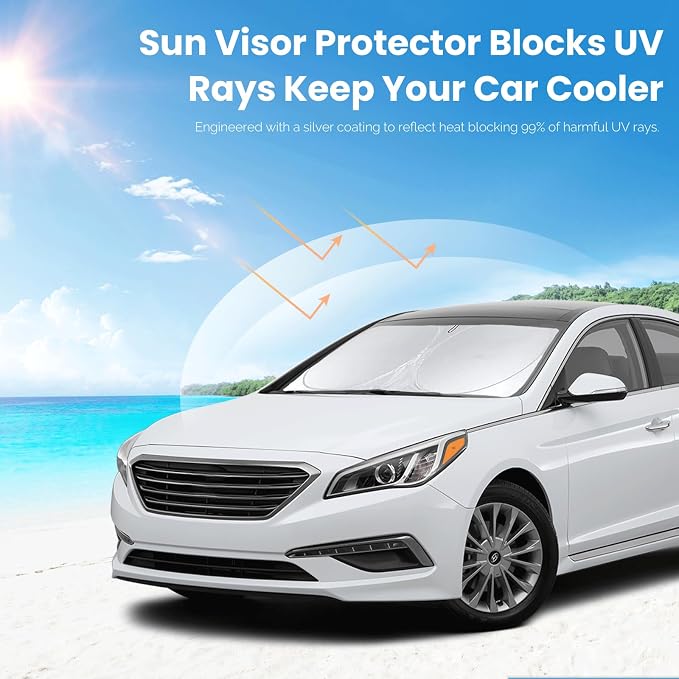Custom Fit Sonata Windshield Sunshade - Image 5