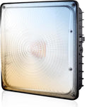 LED Canopy Light 100W, 40/60/80/100W Selectable, 5000K 15000Lumens Commercial by Goldinfu