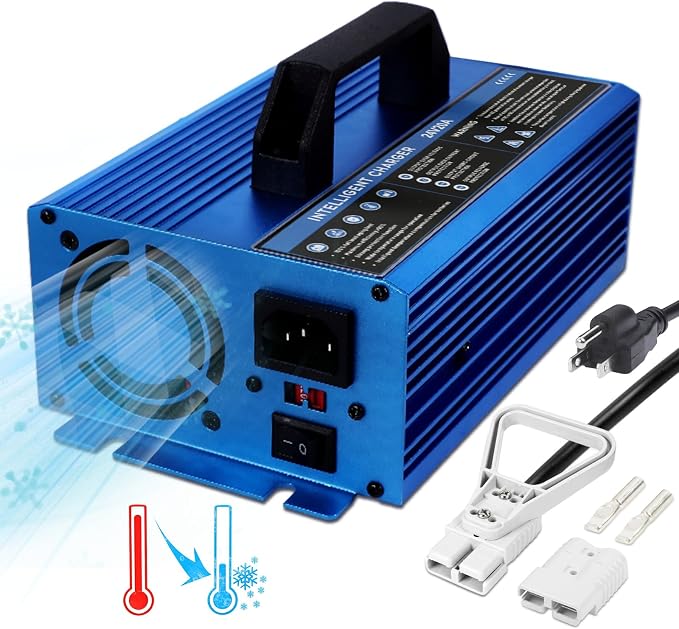 Forklift Battery Charger 24V 30A Automatic Smart Charger, Automotive Battery by LUTIFIXOfficial