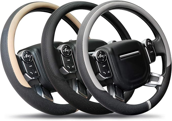 COFIT Breathable Car Steering Wheel Cover 16 inch Auto Universal Leather Wrap - Image 7