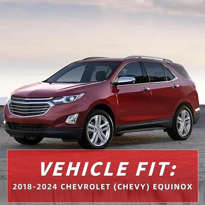 in Channel Rain Guards for Chevrolet Equinox 2018 2019 2020 2021 2022 2023 2024 - Image 2