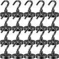 DIYMAG Black Magnetic Hooks, 80 LB Heavy Duty Strong Magnet by DIYMAG