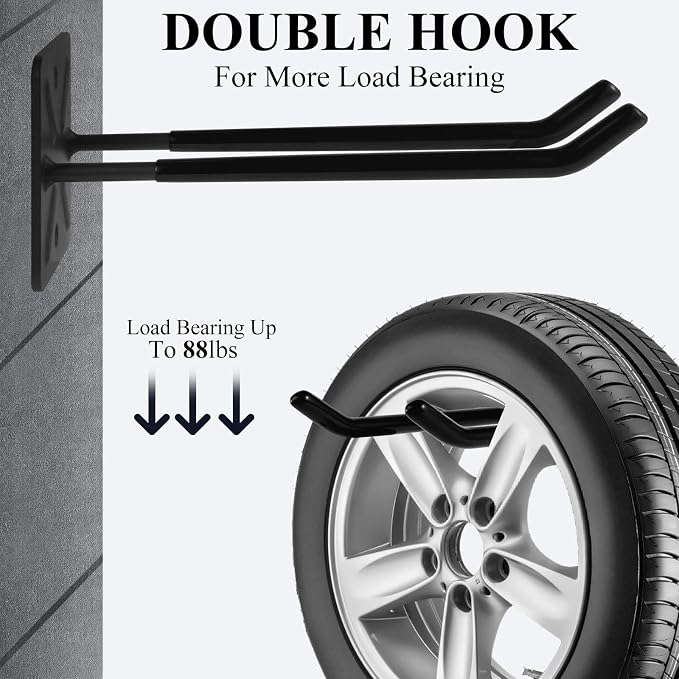 Steel Garage Storage Hooks Wall Tool Organizer, 10 Inch Garage Hook Heavy Duty - Image 4