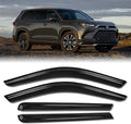 Rain Guards for Car Windows, Tape-On Window Visors Rain Guards Fit for by KYX