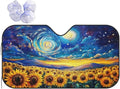 Vintage Sunflower Car Sun Shade Windshield Sunshade Foldable Front Window by mutakin