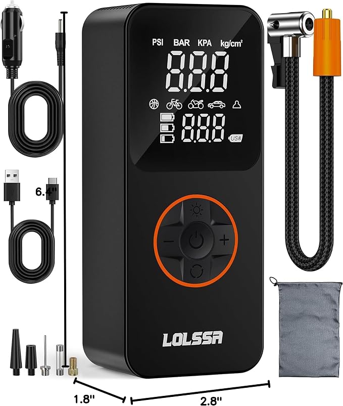Tire Inflator Portable Air Compressor-Air Pump 20000mAh & 150PSI Cordless - Image 8