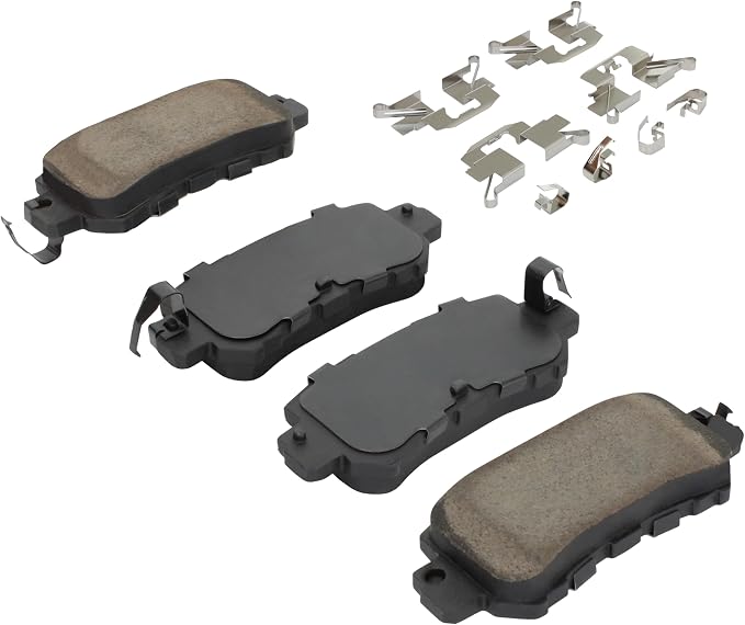 Premium Ceramic Rear Brake Pads Compatible - Image 2