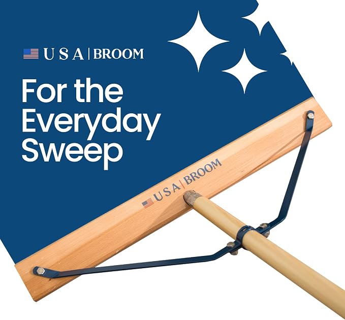 24" Everyday Sweep Indoor/Outdoor Push Broom - Image 2
