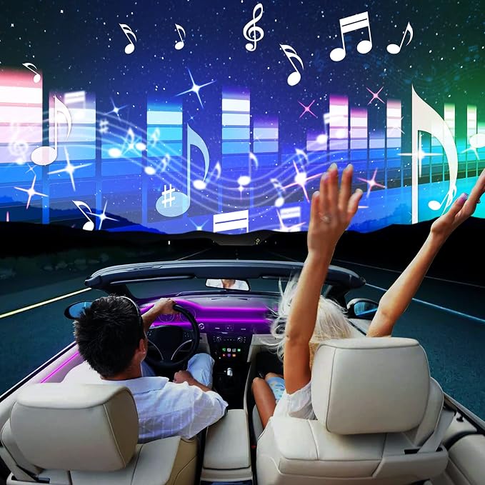 RGB Acrylic Interior Car LED Strip Light 43-inch, which fit - Image 6
