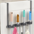 Broom Holder Over The Door-304 Stainless Steel Mop and Broom Holder Wall by PrimZooty