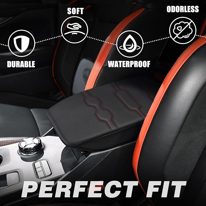 Muslogy Center Console Armrest Cover Compatible - Image 5