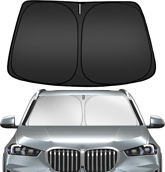 ARISMOTOR Windshield Sun Shade for BMW X5 2019-2025, Custom Fit Foldable Front by ARISMOTOR