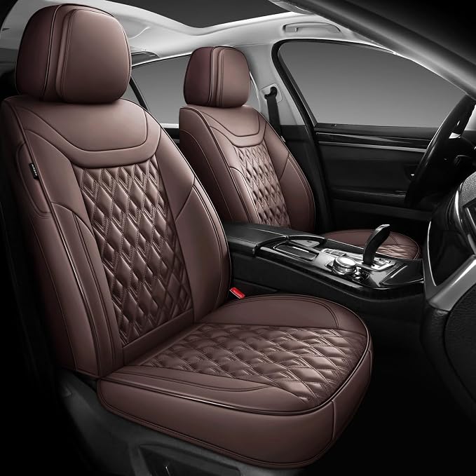 Car Seat Covers Full Set, Leather Seat Covers - Image 6