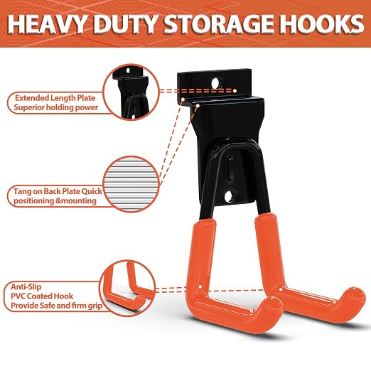 3-H Slat Wall Hooks 12 Pack 4.5 Inch, Slatwall Hooks U Shape, Slatwall - Image 3