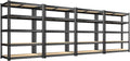 REIBII 2020LBS Storage Shelves 5 Tier Garage Shelving Heavy Duty Adjustable by REIBII