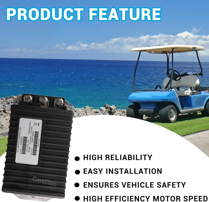 48V 250A Club Car DC Motor Controller, Golf Cart DC Motor Controller Speed - Image 4