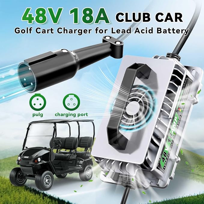 48 Volt 18 AMP Golf Cart Battery Charger - Image 3