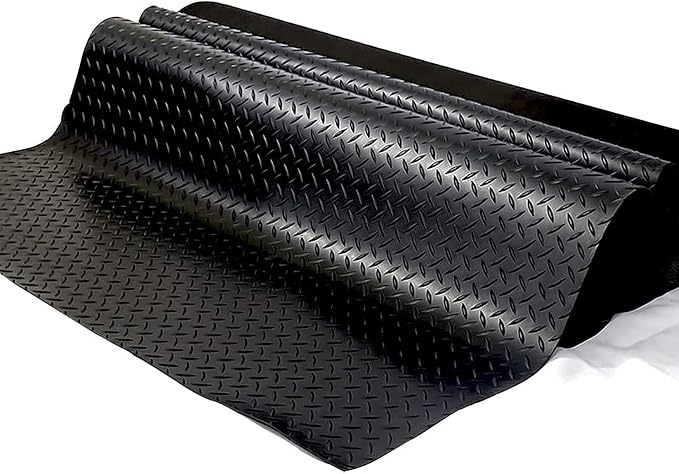 Boshen 5Ft x 7.5Ft Garage Floor Mat 2.5mm Thickened Rubber Flooring Roll - Image 4