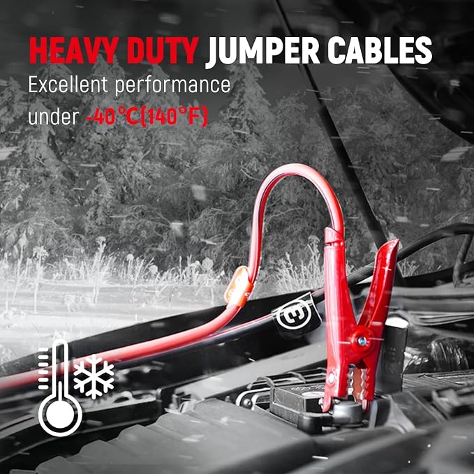 TOPDC 4 Gauge 20 Feet Jumper Cables - Image 4