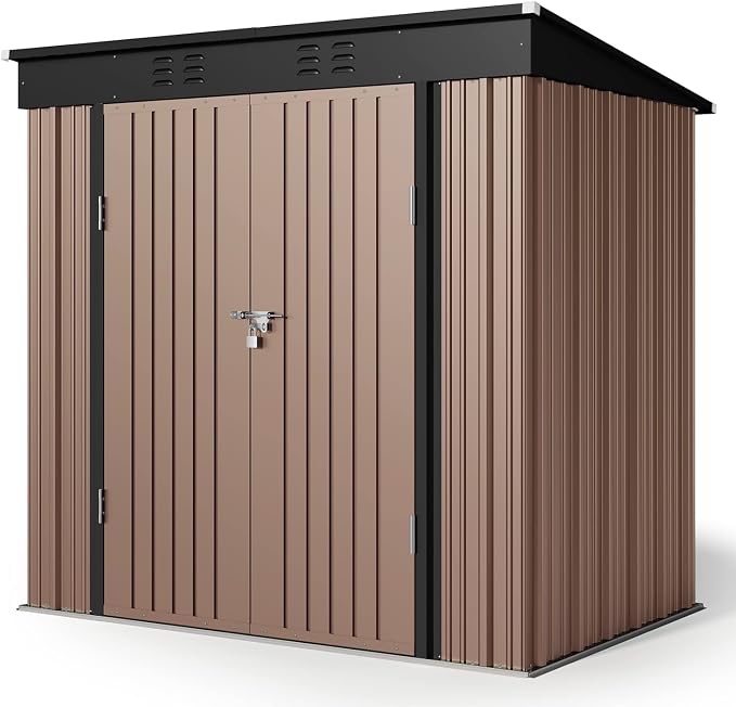 Gizoon 6' x 4' Outdoor Storage Shed - Image 9