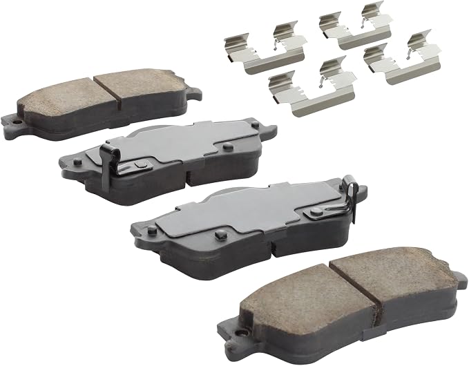 Premium Semi-Metallic Rear Brake Pads Compatible - Image 2