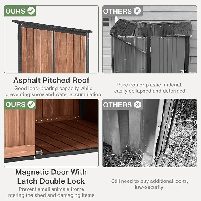 Outdoor Storage Shed with Floor - Image 5