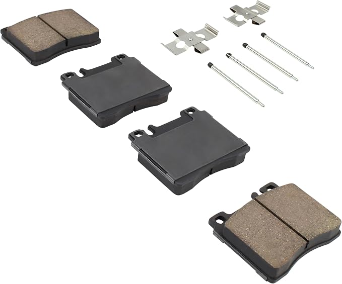 Premium Semi-Metallic Front Brake Pads Compatible - Image 2