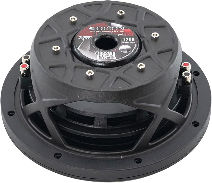 Orion XTR Series XTR8SWD2 Free Air Slim Shallow Mount 8” Car Subwoofer - Image 4