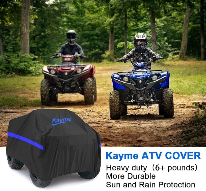 Kayme ATV Cover Waterproof Outdoor Heavy Duty, 4 Wheeler Quad Cover All Weather - Image 6