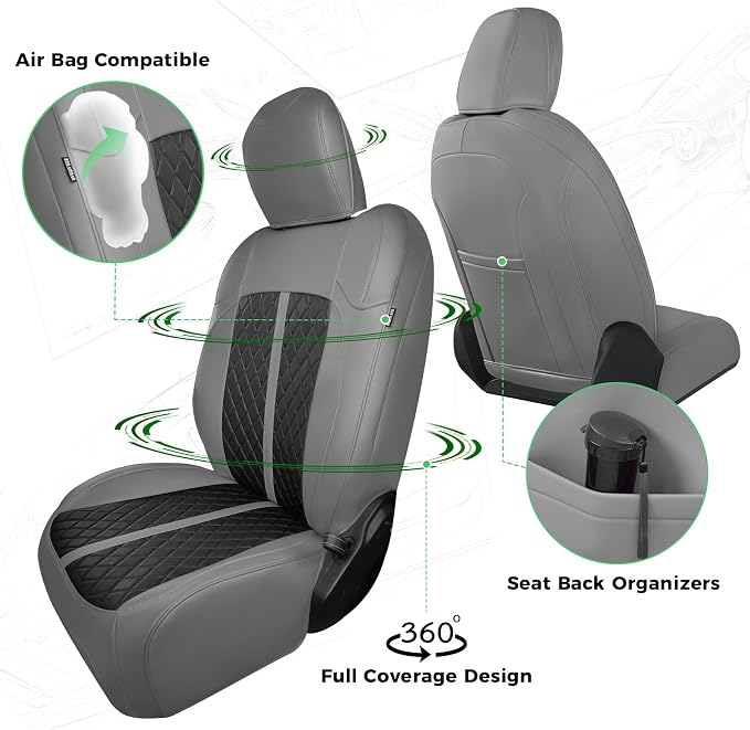 for Jeep Wrangler Seat Covers 4Door JK 2013 2014 2015 2016 2017, Custom Fit Car - Image 3