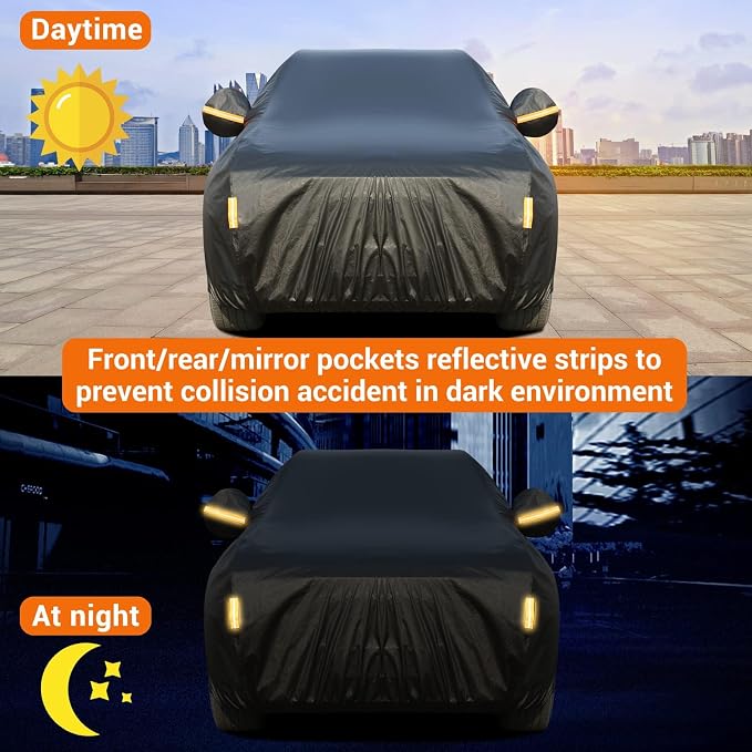 Tecoom SUV Car Cover Waterproof All Weather - Image 5
