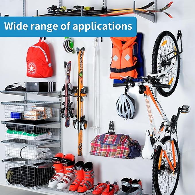 Garage Storage Utility Hooks，Garage Garden Tool Organizer，Steel Wall Mount Hooks - Image 7