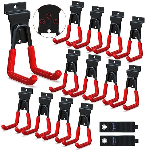 3-H Slat Wall Hooks 12 Pack 4.5 Inch, Slatwall Hooks U Shape, Slatwall by 3-H