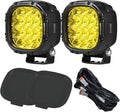 BIGLION.X 4 Inch Pair 160W 18800LM Amber Fog Lights Offroad Pods Super Bright by BIGLIONX