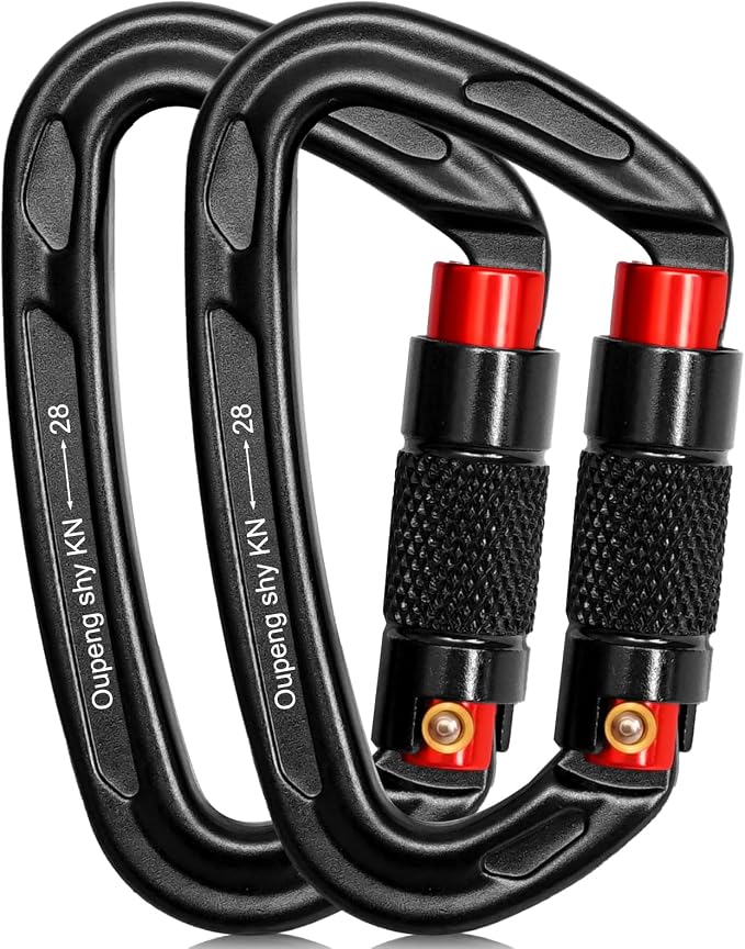 Auto Locking Carabiner Clips by Oupeng+sky