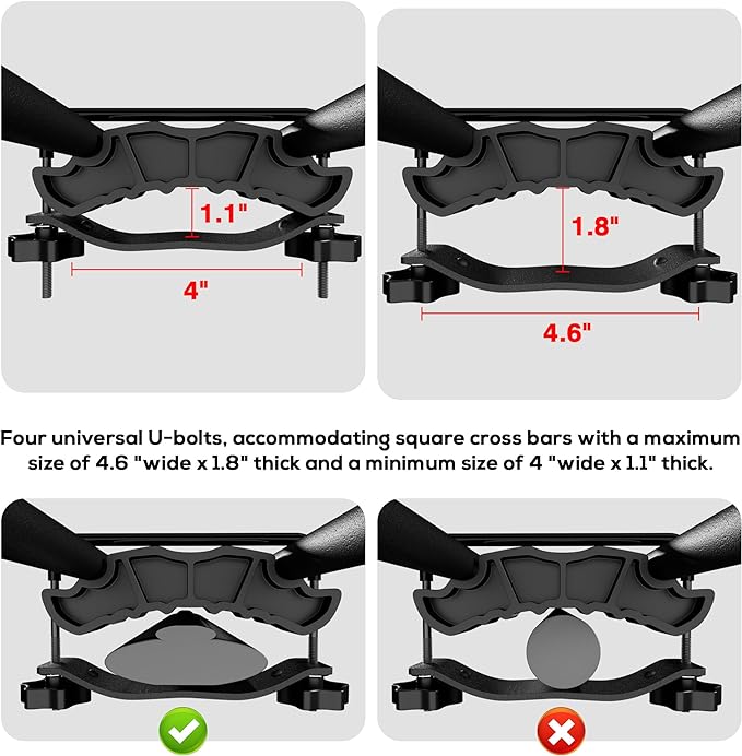 WILDROAD Car Roof Cargo Carrier Combo - Image 2