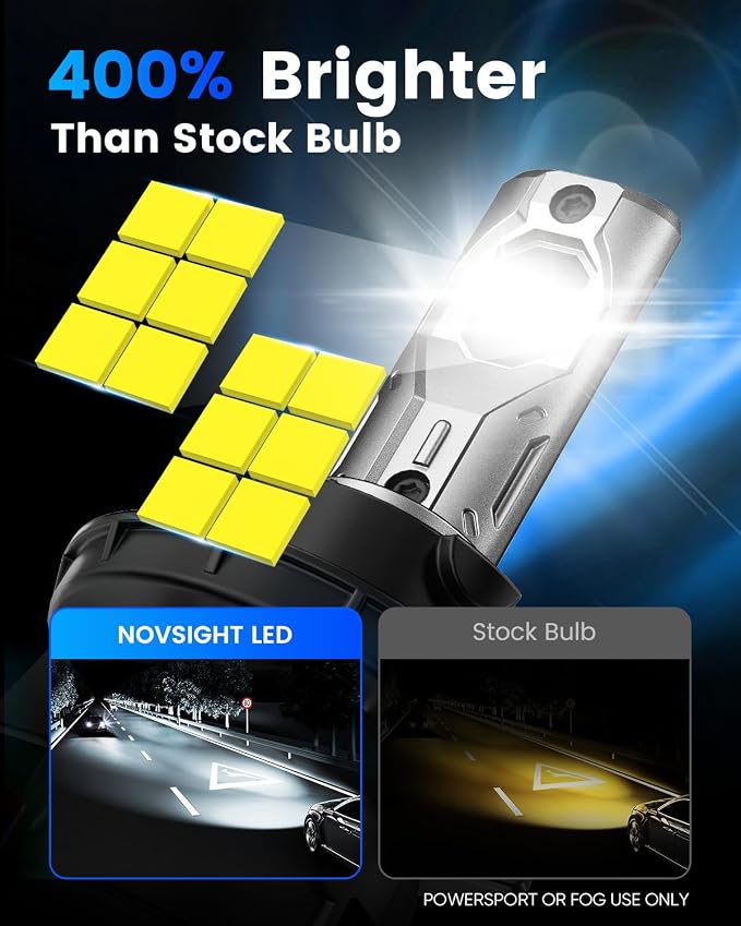 NOVSIGHT 9005 9006 Fog Bulbs - Image 2