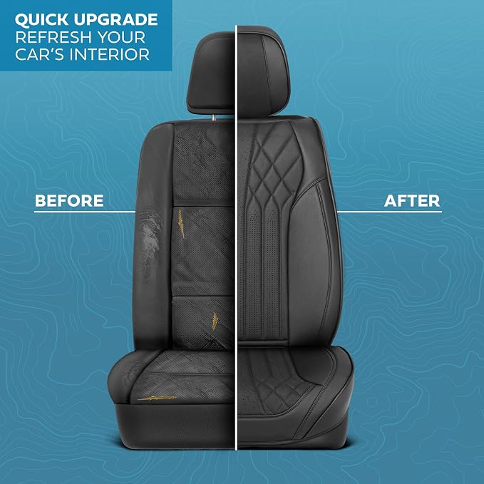 Elite Edition Faux Leather & Suede Seat Covers - Image 6