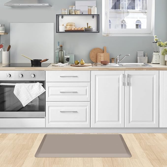 KitchenClouds Kitchen Mat Cushioned Anti Fatigue Rug 17.3"x28" Waterproof Non - Image 7