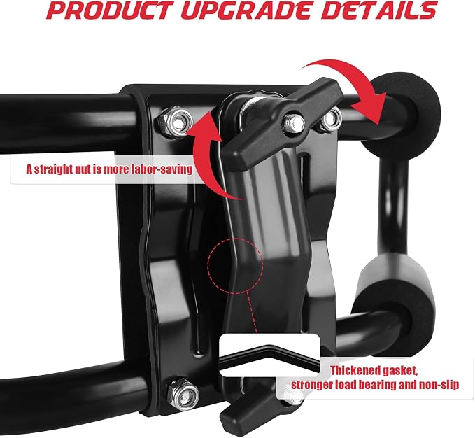 FORWODE Heavy Duty Kayak Roof Rack, 2 Pair J-Bar Kayak Rack - Image 4